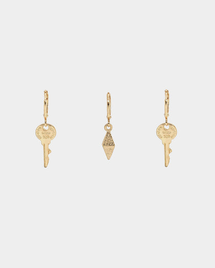 Raising Hell Women's Hera Earring Stack Gold