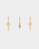 Raising Hell Women's Hera Earring Stack Gold