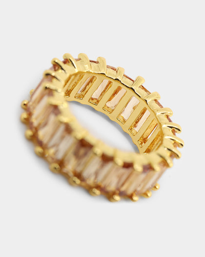 Raising Hell Women's Over The Rainbow Ring Champagne/Gold