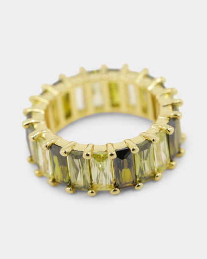 Raising Hell Women's Over The Rainbow Ring Green