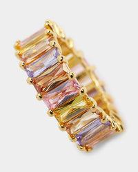 Raising Hell Women's Over The Rainbow Ring Multi-coloured