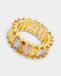 Raising Hell Women's Over The Rainbow Ring Multi-coloured