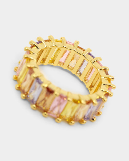 Raising Hell Women's Over The Rainbow Ring Multi-coloured