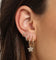 Raising Hell Women's Starstruck Huggie Earring Stack Gold