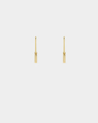 Raising Hell Women's Safety Pin Earrings Gold