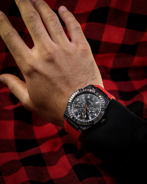 Guess Mainline Zeus Watch Black/Red