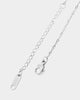 Saint Morta Checkerboard Pendant Necklace White Gold