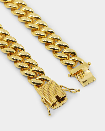 Raising Hell Women's Nine Iced Necklace Iced Gold