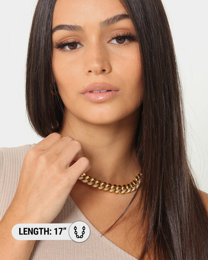 Raising Hell Women's Nine Iced Necklace Summer Stone