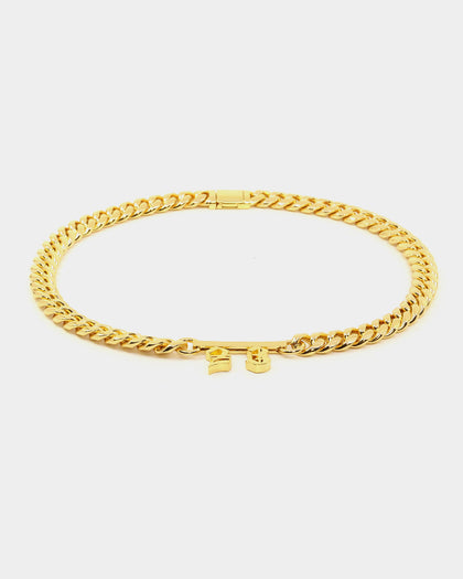 Saint Morta Custom Alpha Numbers Gold