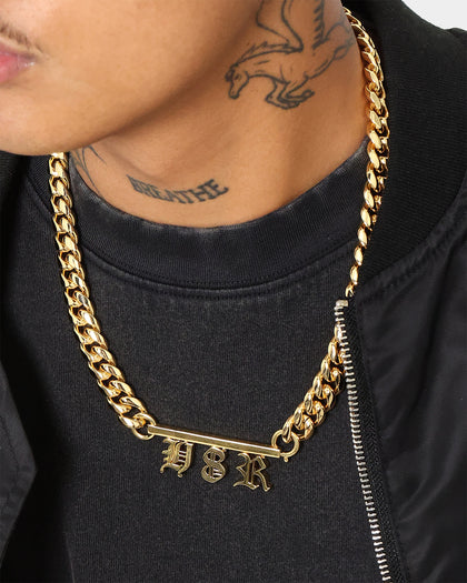 Saint Morta Custom Alpha Numbers Gold