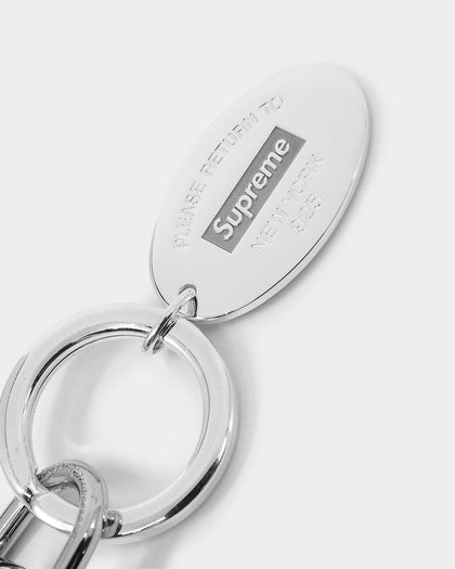 Supreme X Tiffany & Co Hook Keychain Silver