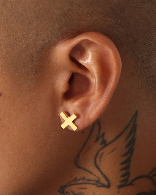 Saint Morta Marksman Earring Gold