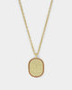 Last Kings Regalia Monogram Necklace Gold/Red