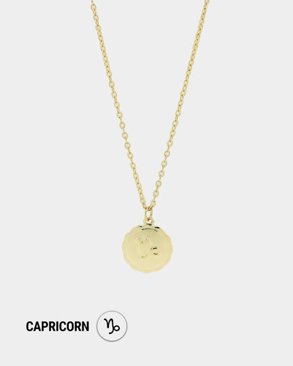 Raising Hell Women's Petit Zodiac Necklace Gold