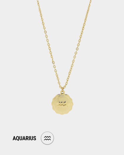 Raising Hell Women's Petit Zodiac Necklace Gold