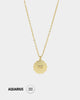 Raising Hell Women's Petit Zodiac Necklace Gold