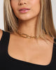 Raising Hell Women's Thick Link Necklace Gold