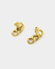 Raising Hell Miami Link Earrings Gold
