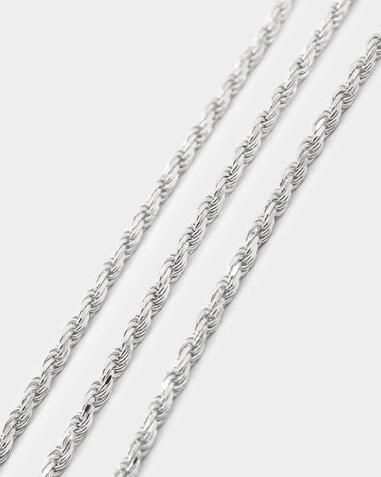 House Of Auric 2.5mm Rope Chain Sterling Silver