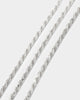 House Of Auric 2.5mm Rope Chain Sterling Silver