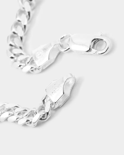 House Of Auric 5mm Cuban Chain Set Sterling Silver