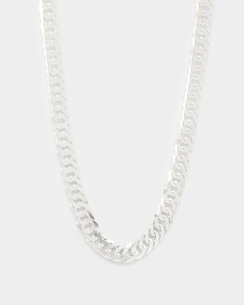 House Of Auric 6.4mm Double Curb Chain Sterling Silver