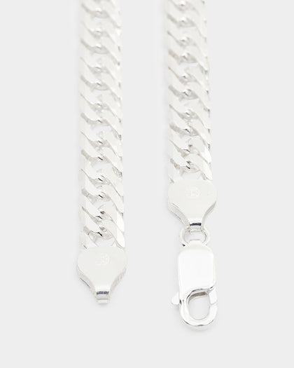 House Of Auric 6.4mm Double Curb Chain Sterling Silver
