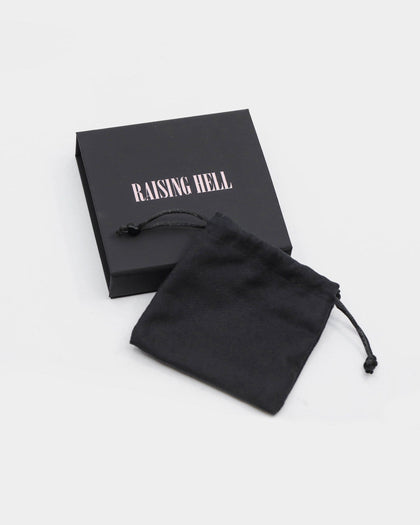 Raising Hell Women's Customisable Long Cable Necklace Gold