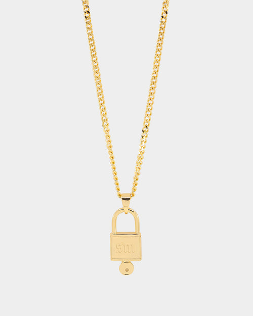 Saint Morta Locked and Found Chain Gold