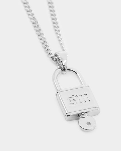 Saint Morta Locked and Found Chain White Gold