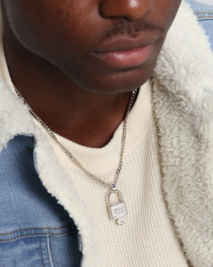 Saint Morta Locked and Found Chain White Gold