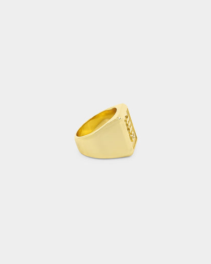 Saint Morta SM Signature Ring Gold