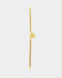 Raising Hell Women's Baby Girl Shoe Chain Gold