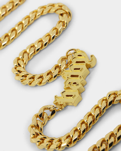 Raising Hell Women's Baby Necklace Gold