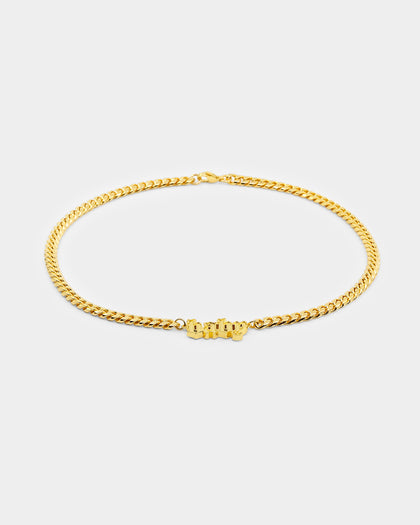 Raising Hell Women's Baby Necklace Gold