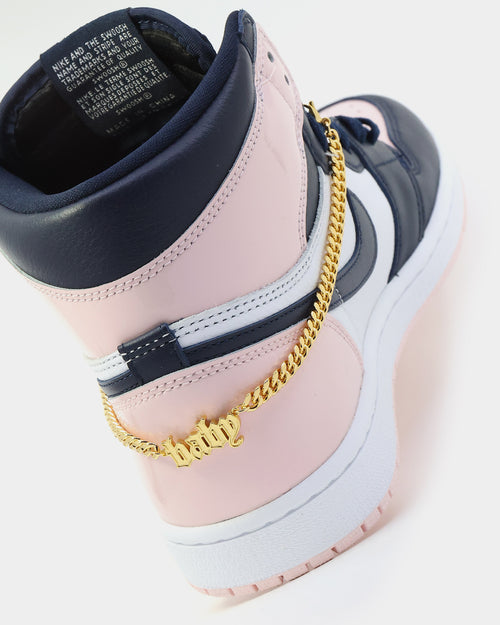Raising Hell Women's Baby Shoe Chain Gold