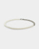 Infra Cuban Split Pearl Chain Stainless Steel