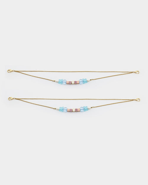 Raising Hell Women's Juicy Shoe Chain Iced Gold