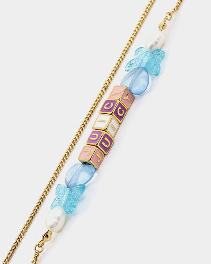 Raising Hell Women's Juicy Shoe Chain Iced Gold