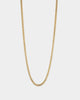 NXS 2.7MM Diamond Cut Curb Chain Gold