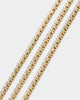 NXS 2MM Micro Tennis Necklace Gold