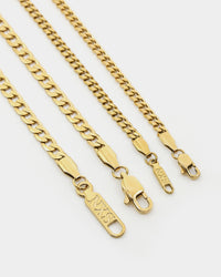 NXS Diamond Cut Curb Set Gold