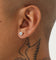 NXS Round Cut Earrings Gold