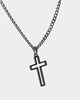 NXS Hollow Cross Chain Black