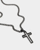 NXS Hollow Cross Chain Black