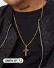 NXS Hollow Cross Chain Gold