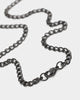 NXS Solid Cross Chain Black