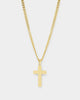 NXS Solid Cross Chain Gold