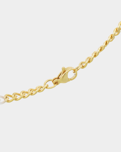 NXS Solid Cross Chain Gold